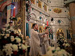 В праздник Светлого Христова Воскресения Правящий Архиерей Россошанской епархии возглавил торжественное богослужение в Ильинском кафедральном соборе