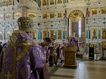В Неделю Торжества Православия Правящий Архиерей совершил Божественную литургию в Свято-Ильинском кафедральном соборе города Россошь