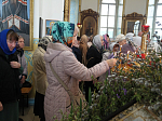 Вербное воскресенье в храме Иоанна Воина