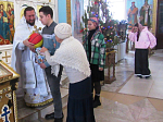 В храме Успения Пресвятой Богородицы города Калач воспитанников Воскресной школы поздравили с Рождеством Христовым