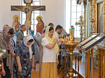 Епископ Дионисий 21 июля, в день празднования Казанской иконы Божией Матери, совершил Божественную литургию в Казанском храме пгт Каменка, центре Каменского благочиния