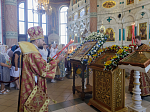 Преосвященнейший Дионисий, епископ Россошанский и Острогожский, возглавил торжества в честь 20-летия Свято-Ильинского кафедрального собора г. Россошь