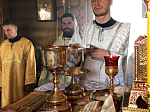 Глава Россошанской епархии совершил богослужение в Спиридоновском храме Воскресенского Белогорского мужского монастыря