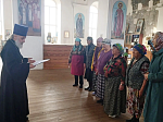 В храме Преображения Господня села Заброды Калачеевского района поздравили педагогов из числа прихожан храма с Днем учителя