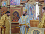 Глава Россошанской епархии совершил Божественную литургию в храме Рождества Пресвятой Богородицы села Никольское-1