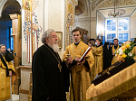 Митрополит Воронежский и Лискинский Сергий возглавил богослужение в Алексиево-Акатовом монастыре г. Воронежа