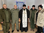Благочинный Калачеевского церковного округа поздравил сотрудников различных предприятий района с Богоявлением