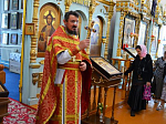 В день Медового Спаса в Казанском храме поселка Каменка была совершена Божественая литургия