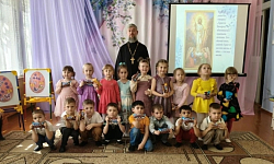 В детском саду № 11 города Острогожска состоялось мероприятие, посвященное Пасхе Христовой