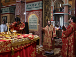 В Неделю о самаряныне Преосвященнейший епископ Дионисий совершил Божественную литургию и диаконскую хиротонию