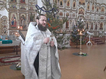 В день памяти святых мучеников младенцев Вифлеемских в Верхнем Мамоне совершили молебен и освящение новописанной храмовой иконы