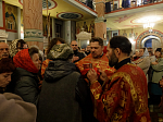 В праздник Светлого Христова Воскресения глава Россошанской епархии возглавил торжественное богослужение в Свято-Ильинском кафедральном соборе г. Россоши