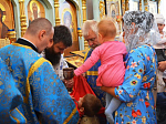 В Казанском храме поселка Каменка благочинный совершил молебен на начало учебного года