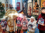 Клирик Богучарского благочиния поздравил юных жителей Кантемировского района с Рождеством Христовым
