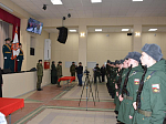 Священник поздравил курсантов с принятием воинской присяги
