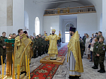 Архипастырь возглавил торжественное богослужение в день престольного праздника храма апостола и евангелиста Иоанна Богослова села Гороховка Верхнемамонского района