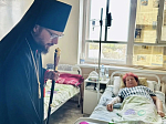 В день Светлого Христова Воскресения Архипастырь посетил пациентов и медперсонал различных отделений БУЗ ВО «Россошанская районная больница»
