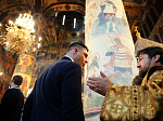 Святейший Патриарх Кирилл совершил молебен перед отъездом Олимпийской сборной России на XXXI летнюю Олимпиаду