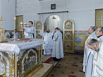 В день памяти святителя Макария Московского Архипастырь совершил Божественную литургию в храме святых апостолов Петра и Павла села Репьевка