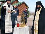 Глава Россошанской епархии совершил богослужение в Спиридоновском храме Воскресенского Белогорского мужского монастыря