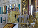 Глава Россошанской епархии возглавил воскресное богослужение в Свято-Ильинском кафедральном соборе Россоши