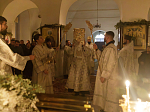 В праздник Крещения Господня Преосвященнейший Дионисий, епископ Россошанский и Острогожский, совершил Литургию в храме иконы Божией Матери «Казанская» города Павловска