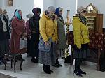 В праздник Похвалы Богородицы Архипастырь совершил Божественную литургию в Воскресенском соборе Белогорского мужского монастыря