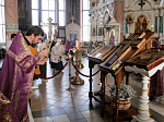 В Свято-Ильинском соборе совершили отдание праздника Воздвижения Креста Господня