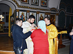 Божественная литургия в Казанском храме Павловска перед наступлением Нового года