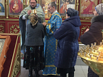 Богослужение в с. Митрофановка, на праздник Введения во храм Пресвятой Богородицы