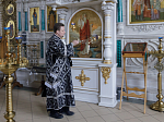 Во вторник 1-й седмицы Великого поста епископ Дионисий молился за утренним богослужением в Свято-Ильинском кафедральном соборе г. Россоши