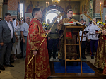 Преосвященнейший Дионисий, епископ Россошанский и Острогожский, возглавил торжества в честь 20-летия Свято-Ильинского кафедрального собора г. Россошь