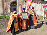 Архипастырь возглавил пасхальную утреню в храме Покрова Пресвятой Богородицы с. Ливенка Павловского благочиния