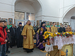 Архипастырь совершил Божественную литургию в храме Благовещения Пресвятой Богородицы села Лосево Павловского района