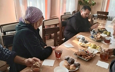 В храме святого мученика Иоанна Воина города Богучар состоялась встреча с родственниками участников СВО