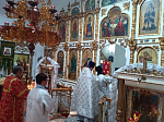 В храме святого Великомученика и Победоносца Георгия села Терновое совершено соборное богослужение