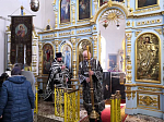 В Успенском храме села Трехстенки была совершена соборная служба