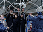 В праздник Благовещения Пресвятой Богородицы епископ Россошанский и Острогожский Дионисий совершил Божественную литургию в храме Вознесения Господня города Калач