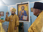 Правящий Архиерей возглавил воскресное богослужение в храме Рождества Пресвятой Богородицы города Россошь