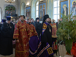 Епископ Россошанский и Острогожский Дионисий совершил Божественную литургию в храме святого мученика Иоанна Воина г. Богучар