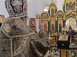 В Великий понедельник епископ Дионисий совершил литургию Преждеосвященных Даров в храме преподобного Сергия, игумена Радонежского, п.г.т. Подгоренский