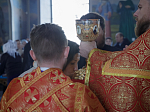 В субботу Светлой седмицы епископ Дионисий совершил Литургию в храме Успения Пресвятой Богородицы города Калач