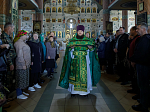В праздник Входа Господня в Иерусалим глава Россошанской епархии совершил Литургию в Свято-Ильинском кафедральном соборе города Россоши