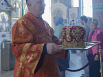 В Неделю 5-ю по Пасхе, о самаряныне, Правящий Архиерей возглавил воскресное богослужение в Свято-Ильинском кафедральном соборе города Россоши