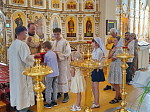 Молебен на начало учебного года в Свято-Митрофановском храме с. Верхний Мамон