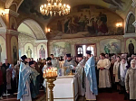 В Михайло-Архангельском храме г. Острогожска совершено соборное богослужение духовенства Острогожского благочиния