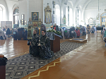 Епископ Дионисий совершил Литургию Преждеосвященных Даров в храме святителя Тихона, епископа Воронежского, Задонского чудотворца села Шубное Острогожского района