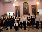 В праздник Сретения Господня в воскресной школе Ильинского кафедрального собора «Добро» города Россошь состоялось мероприятие 