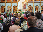 Праздничная служба в Казанском храме поселка Каменка