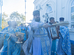Правящий Архиерей возглавил престольные торжества храма Покрова Пресвятой Богородицы города Павловска